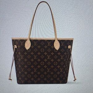 Louis Vuitton Monogram Tote with Tan Accents
